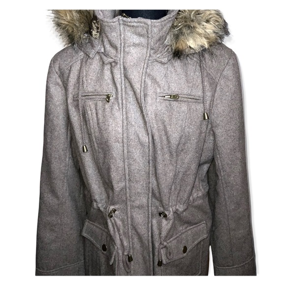 New York and company wool blend toggle coat - Picture 3 of 6